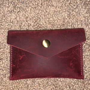 Bird & Fish Leather Pouch